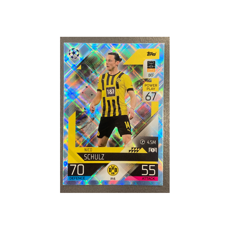 NICO SCHULZ 2022-23 TOPPS MATCH ATTAX CRYSTAL - 215