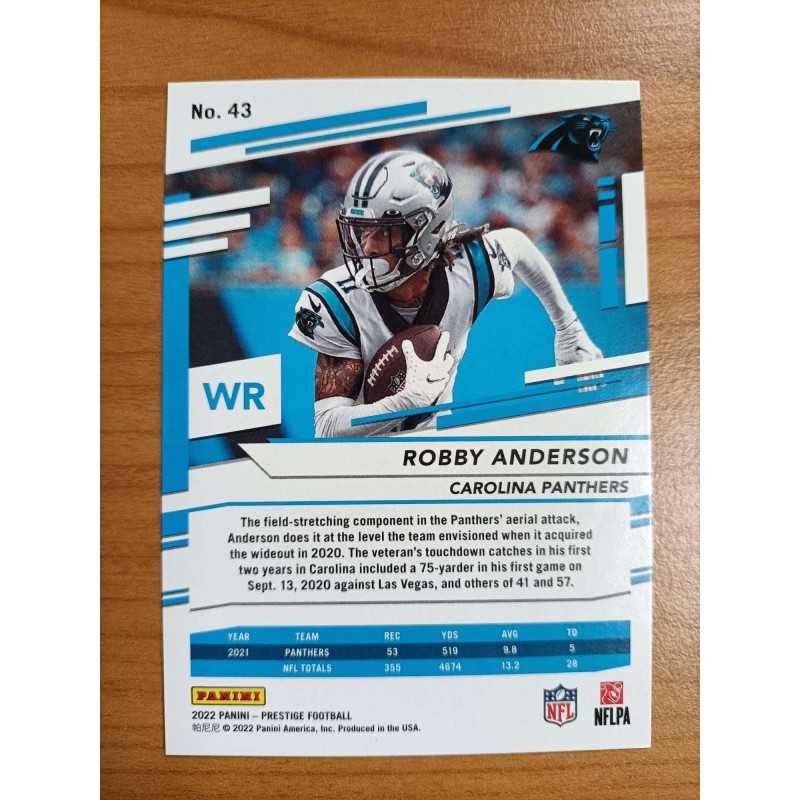 ROBBY ANDERSON 2022 PANINI PRESTIGE