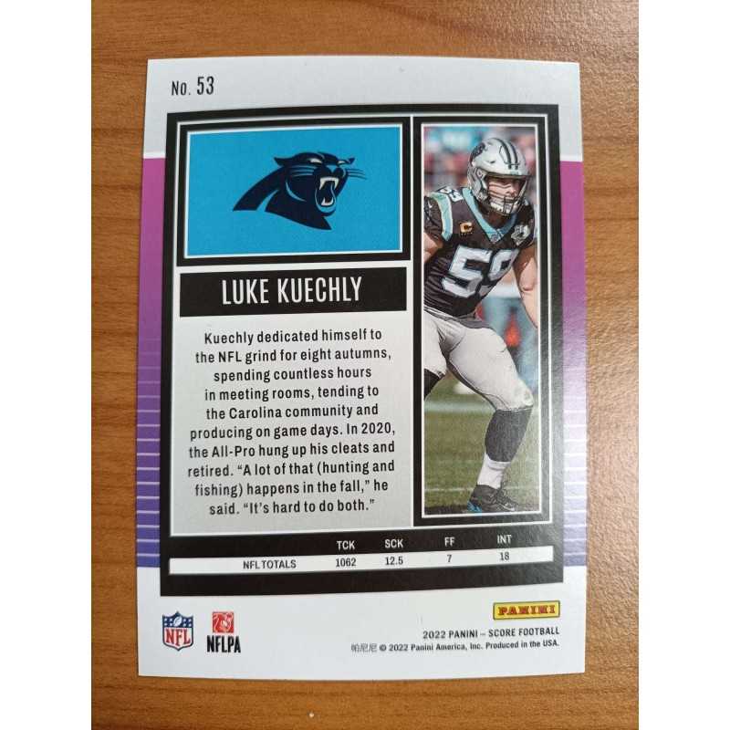 LUKE KUECHLY 2022 PANINI SCORE