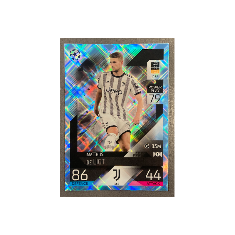 MATTHIJS DE LIGT 2022-23 TOPPS MATCH ATTAX CRYSTAL - 345