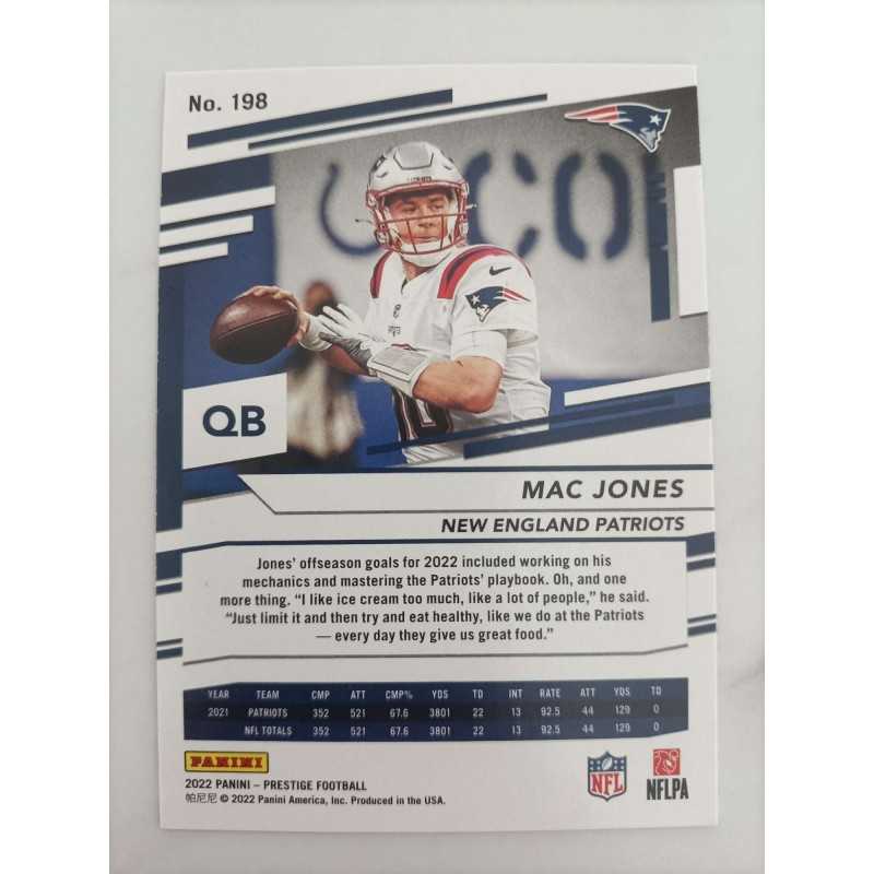 MAC JONES 2022 PANINI PRESTIGE