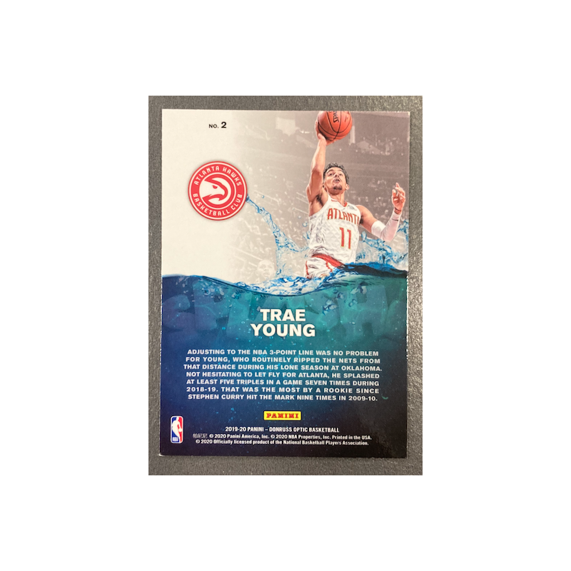 TRAE YOUNG 2019-20 DONRUSS OPTIC SPLASH - 2