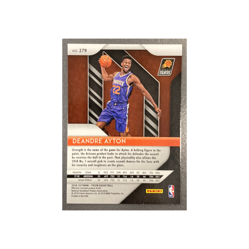 DEANDRE AYTON 2018-19 PANINI PRIZM ROOKIE - 279