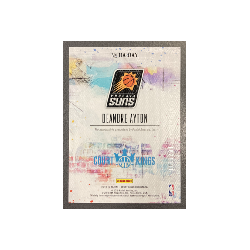 DEANDRE AYTON 2018-19 PANINI COURT KINGS HEIR APPARENT AUTO 182/199
