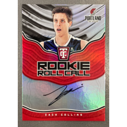 ZACH COLLINS 2017-18 PANINI TOTALLY CERTIFIED ROOKIE ROLL CALL AUTO - 10