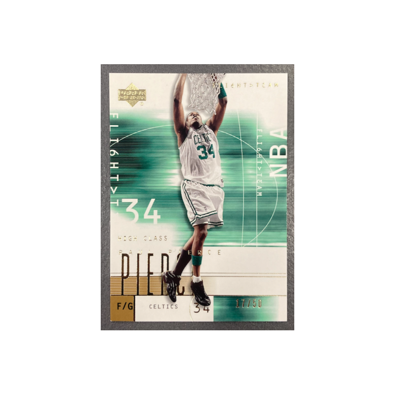 PAUL PIERCE 2001-02 UPPER DECK FLIGHT TEAM GOLD 17/50