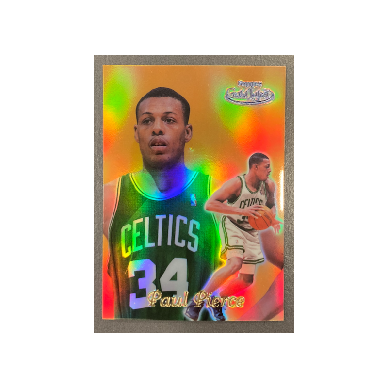 PAUL PIERCE 1999-00 TOPPS GOLD LABEL CLASS 3 BLACK - EXMT CONDITION ( SURFACE )