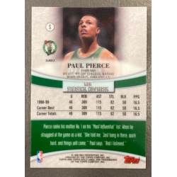 PAUL PIERCE 1999-00 TOPPS GOLD LABEL CLASS 3 BLACK - EXMT CONDITION ( SURFACE )