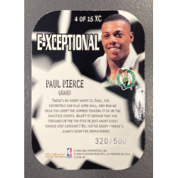 PAUL PIERCE 1999-00 SKYBOX E-X E-XCEPTIONAL GREEN 320/500