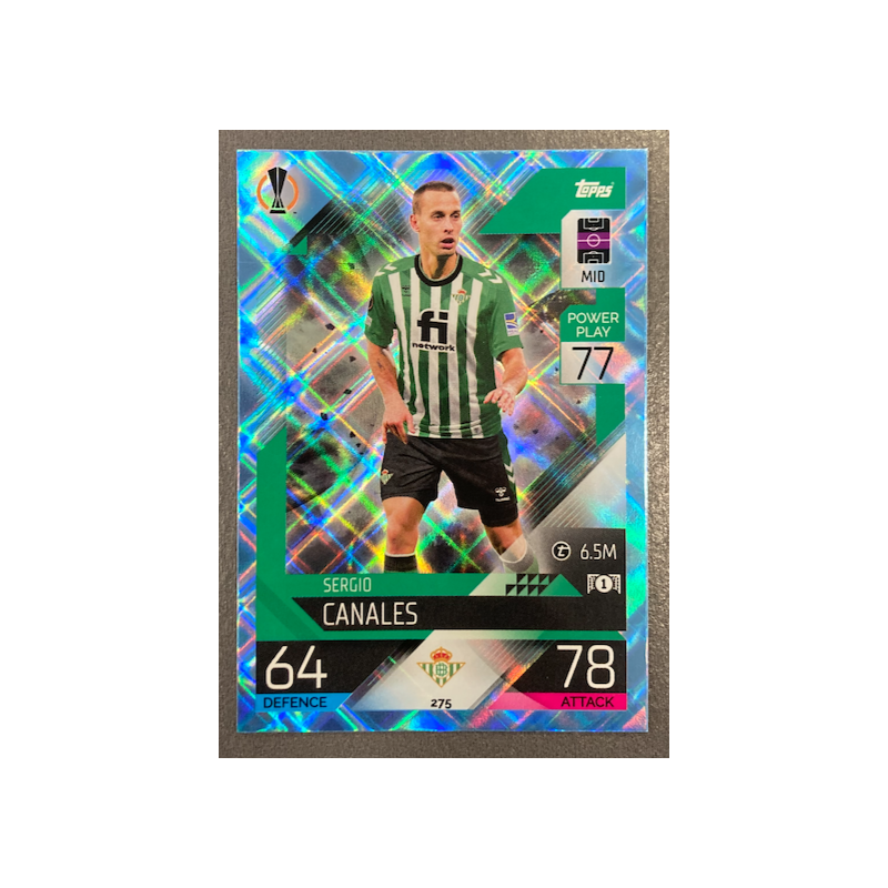 SERGIO CANALES 2022-23 TOPPS MATCH ATTAX CRYSTAL - 275