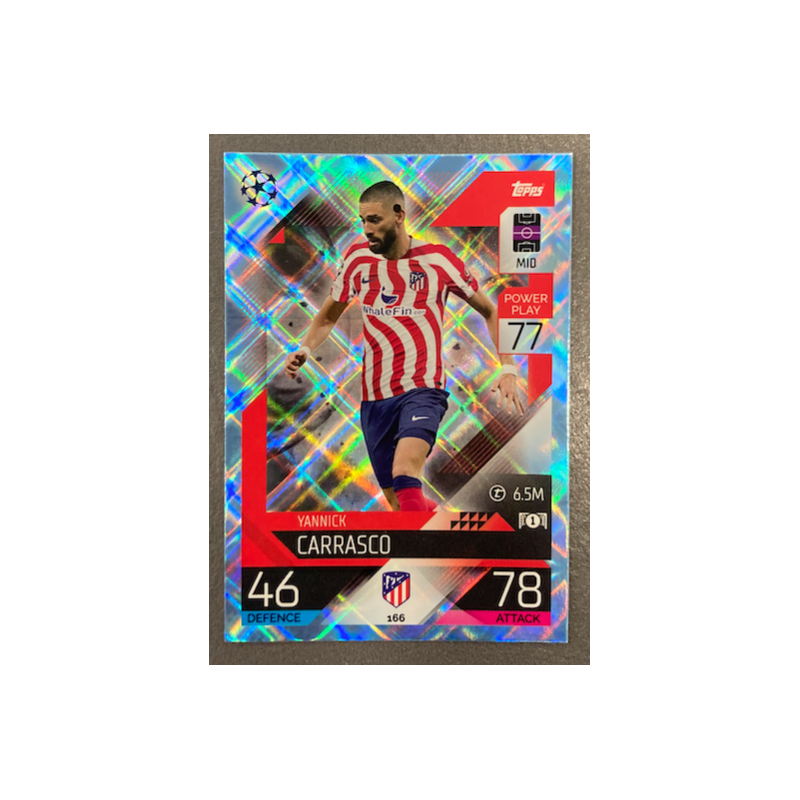 YANNICK CARRASCO 2022-23 TOPPS MATCH ATTAX CRYSTAL - 166