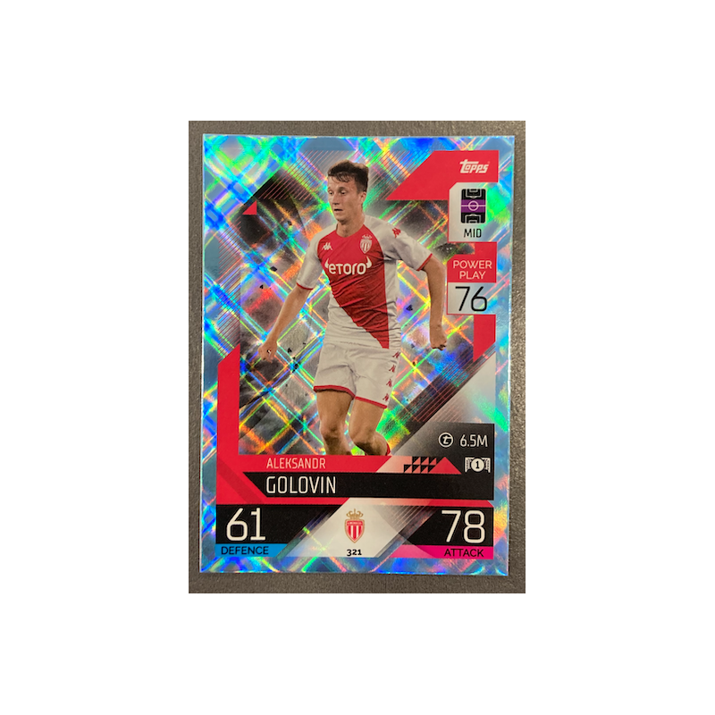 ALEKSANDR GOLOVIN 2022-23 TOPPS MATCH ATTAX CRYSTAL - 321