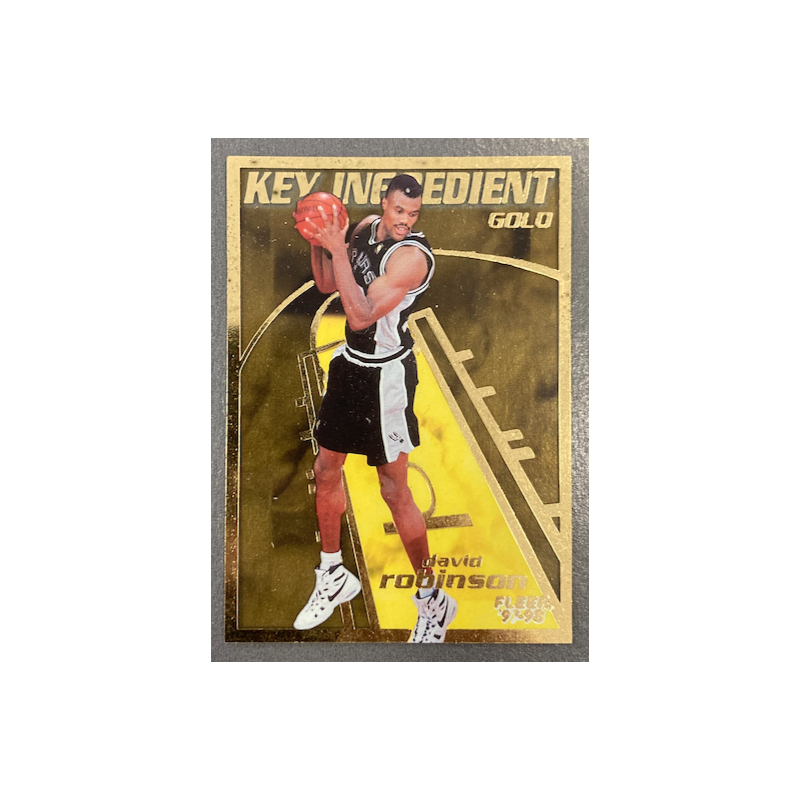 DAVID ROBINSON 1997-98 FLEER KEY INGREDIENT GOLD - 12