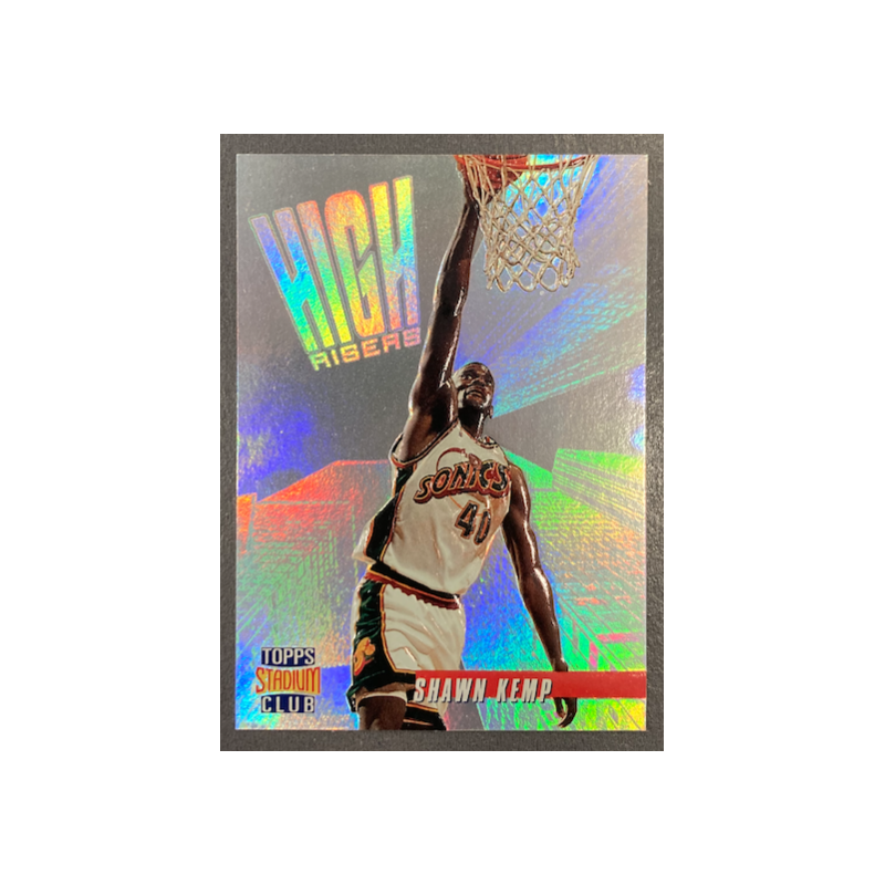 SHAWN KEMP 199697 TOPPS STADIUM CLUB HIGH RISERS HR13 EXMT CONDITION