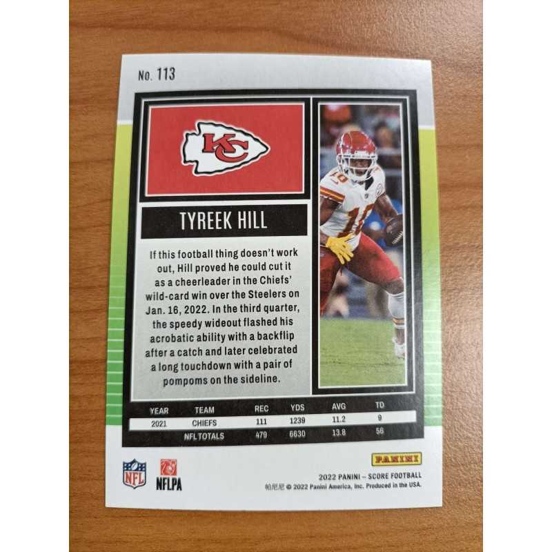 TYREEK HILL 2022 PANINI SCORE