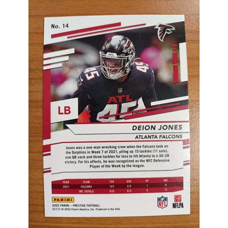 DEION JONES 2022 PANINI PRESTIGE