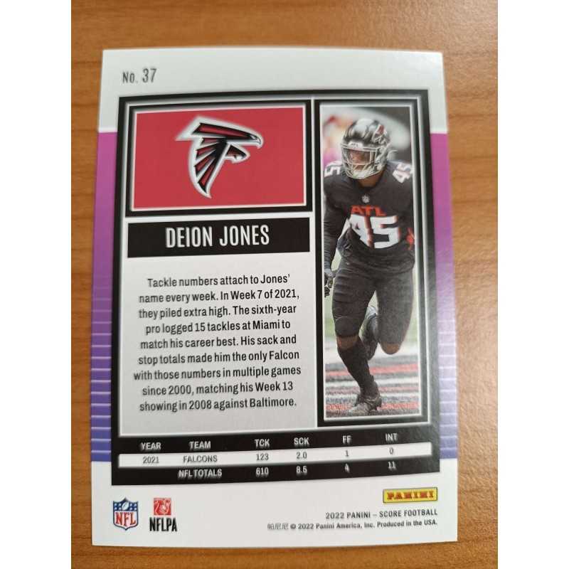 DEION JONES 2022 PANINI SCORE