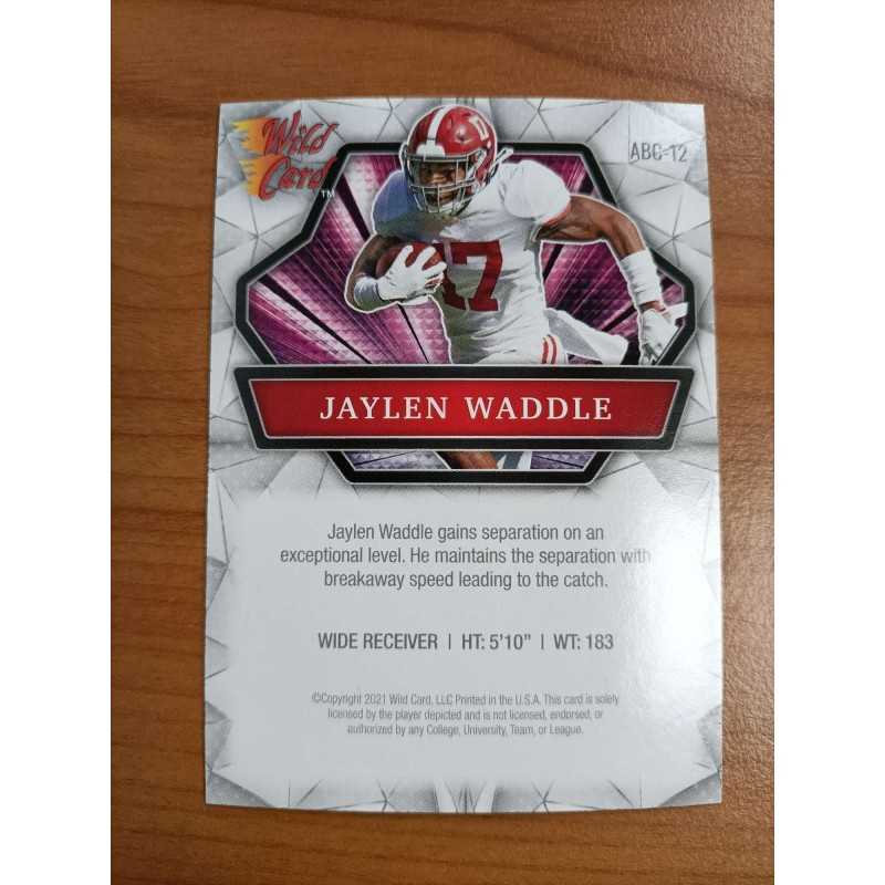 JAYLEN WADDLE 2021 WILD CARD ALUMINATION RC