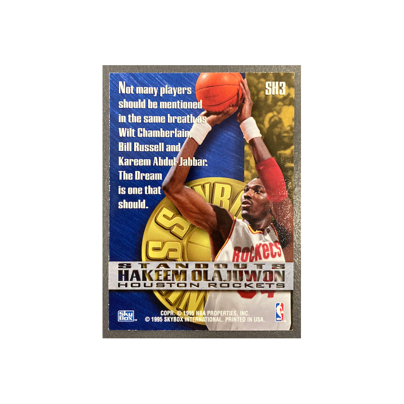 HAKEEM OLAJUWON 1995-96 SKYBOX PREMIUM STANOUTS HOBBY - SH3