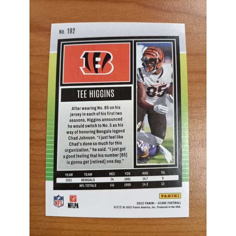 TEE HIGGINS 2022 PANINI SCORE