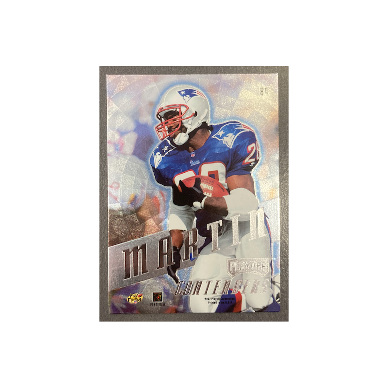 CURTIS MARTIN 1997 PLAYOFF CONTENDERS - 84