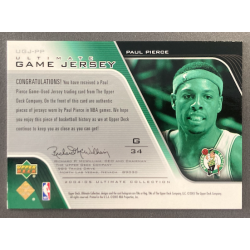 PAUL PIERCE 2004-05 ULTIMATE COLLECTION GAME JERSEY LIMITED /75