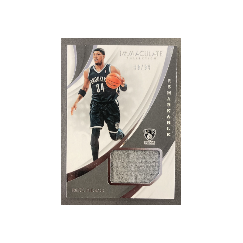 PAUL PIERCE 2018-19 ULTIMATE COLLECTION REMARKABLE MEMORABILIA 88/99