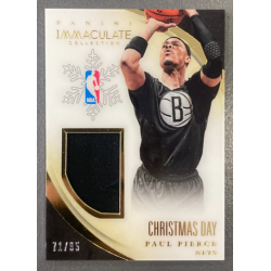 PAUL PIERCE 2013-14 IMMACULATE COLLECTION CHRISTMAS DAY JERSEY 71/85