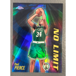 PAUL PIERCE 2000-01 TOPPS CHROME NO LIMIT REFRACTOR - NL13