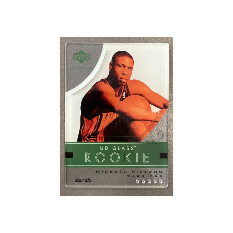 MICKAEL PIETRUS 2003-04 UD GLASS ROOKIE 22/25