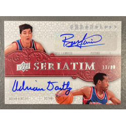 DANTLEY / LAIMBEER 2007-08 UD CHRONOLOGY SERIATIM DUAL AUTO 13/80