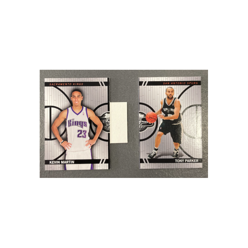 T.PARKER / K.MARTIN 2008-09 TOPPS CO-SIGNERS CHANGING FACES 778/899