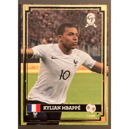 KYLIAN MBAPPÉ 2017-18 CAMPIONI DI FUTURO GOLD RC 1 OF 999