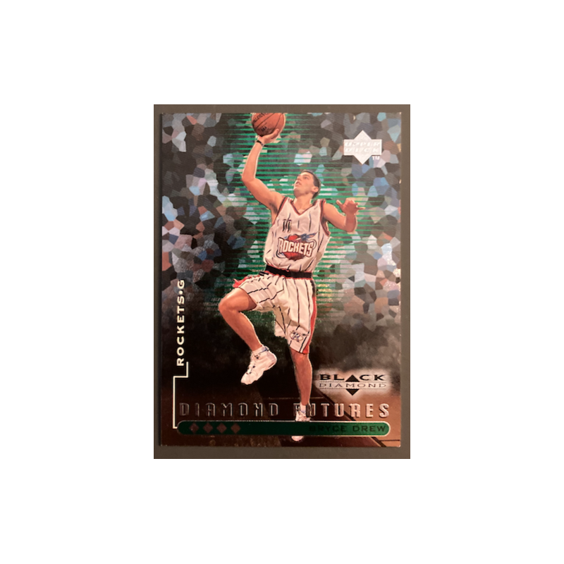 BRYCE DREW 1998-99 UD BLACK DIAMOND QQUAD DIAMOND 71/150