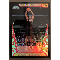 SAMUEL DALEMBERT 2001-02 TOPPS CHROME REFRACTOR BLACK BORDER ROOKIE /50