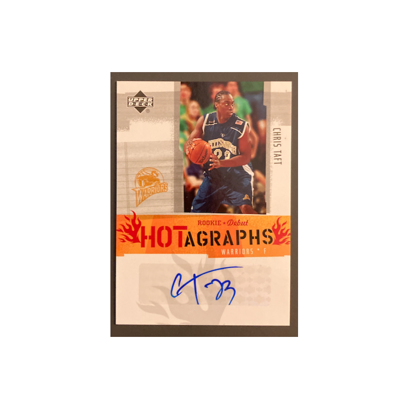 CHRIS TAFT 2005-06 UPPER DECK ROOKIE DEBUT HOTAGRAPHS