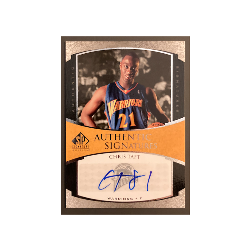 CHRIS TAFT 2005-06 UD SP SIGNATURE EDITION AUTO