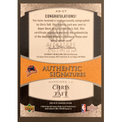 CHRIS TAFT 2005-06 UD SP SIGNATURE EDITION AUTO