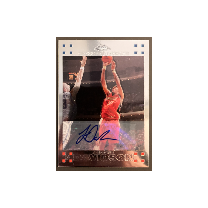 JERMAREO DAVIDSON 2007-08 TOPPS CHROME ROOKIE AUTO 441/999
