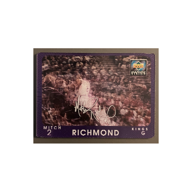 MITCH RICHMOND 1997-98 UPPER DECK DIAMOND VISION SIGNATURE MOVES