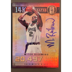 MITCH RICHMOND 2011-12 PANINI GOLD STANDARD 14K AUTO 61/149