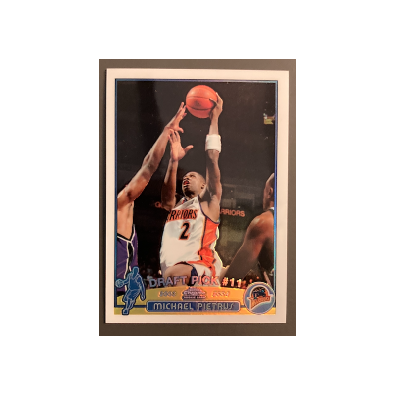 MICKAEL PIETRUS 2003-04 TOPPS CHROME ROOKIE REFRACTOR