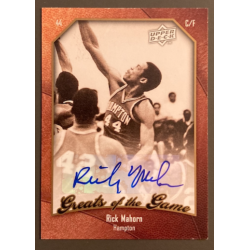 RICK MAHORN 2009-10 FLEER GREATS OF THE GAME AUTO