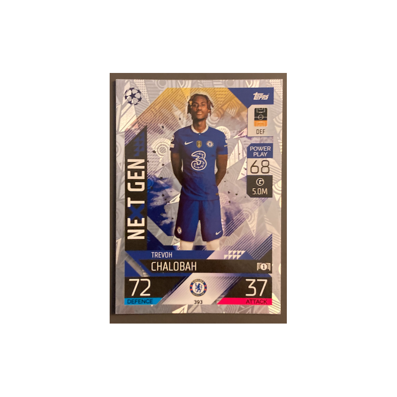 TREVOH CHALOBAH 2022-23 TOPPS MATCH ATTAX NEXT GEN