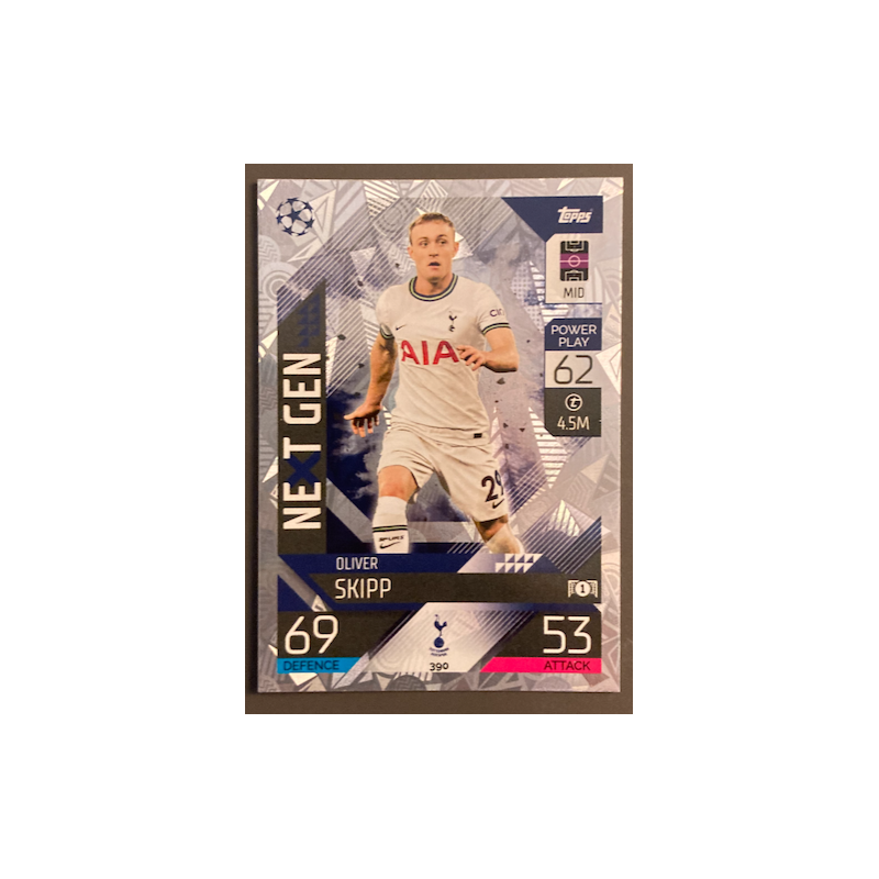 OLIVER SKIPP 2022-23 TOPPS MATCH ATTAX NEXT GEN