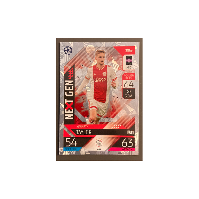 KENNETH TAYLOR 2022-23 TOPPS MATCH ATTAX NEXT GEN