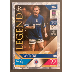 PAUL GASCOIGNE 2022-23 TOPPS MATCH ATTAX LEGEND