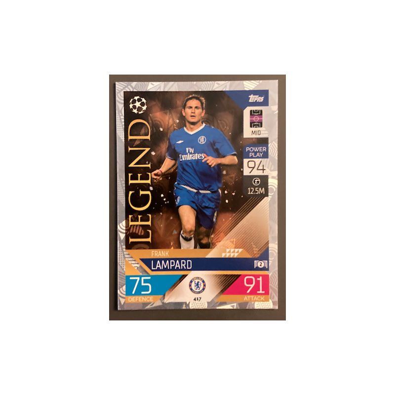 FRANK LAMPARD 2022-23 TOPPS MATCH ATTAX LEGEND