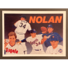 NOLAN RYAN 1991 UPPER DECK BASEBALL HEROES CHECKLIST 18 OF 18