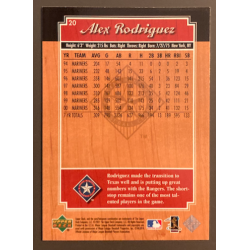 ALEX RODRIGUEZ 2001 UPPER DECK LEGENDS - 20